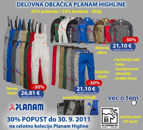 Delovne obleke Planam