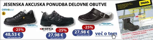 Delovni čevlji v akcijski ponudbi