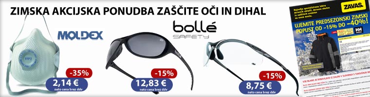 Zaščitna očala in respirator