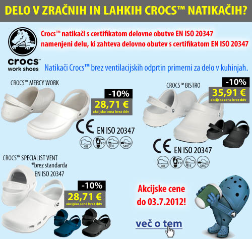 Delovni natikači Crocs