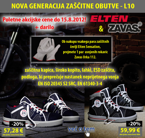zaščitni čevlji Sensation