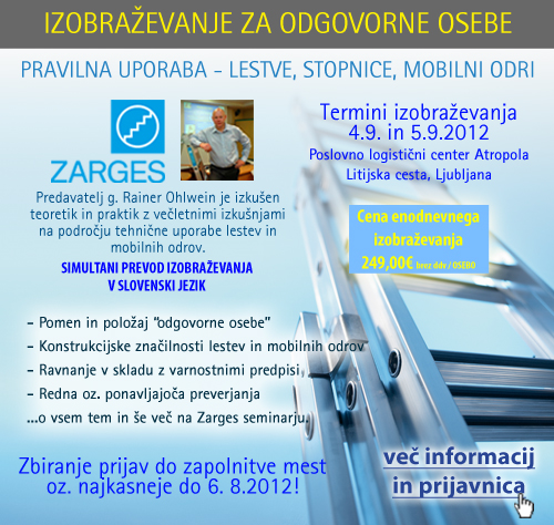 Zarges izobraževanje