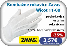 Bombažne rokavice Zavas Wicot 11-00