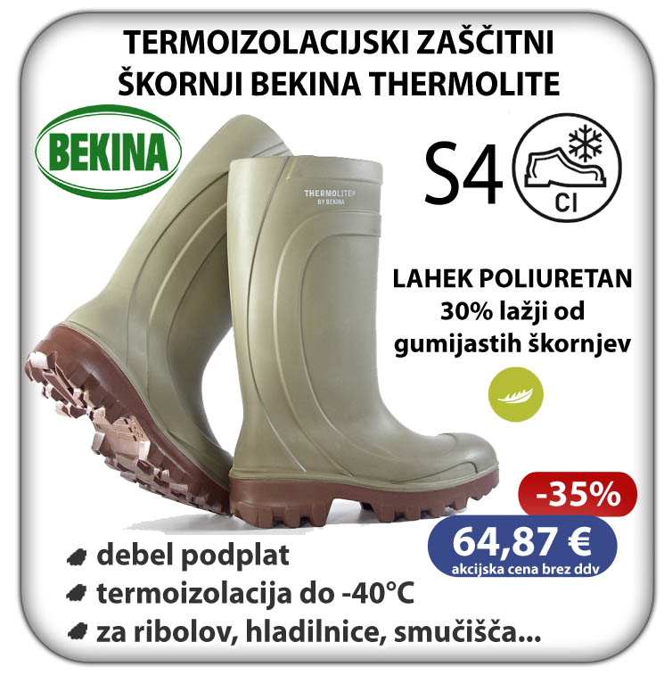 Delovni termoizolacijski škornji Bekina