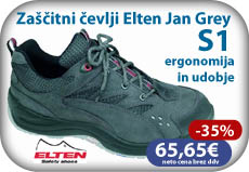 Ergonomski delovni čevlji Elten Jan Grey