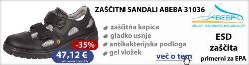 Zaščtini sandali Abeba