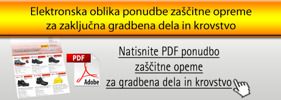 Ugodna ponudba delovne opreme za gradbenike in krovce