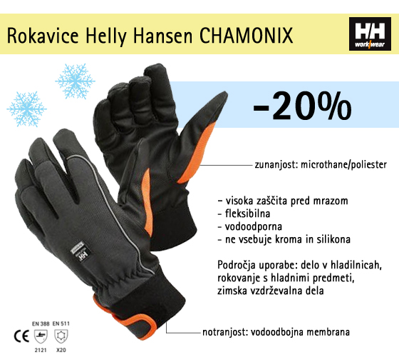 Zimske rokavice Helly Hansen Workwear Chamonix