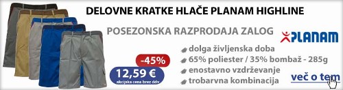 Posezonska razprodaja kratkih delovnih hlač
