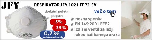 Zaščita dihal FFP2_respirator JFY