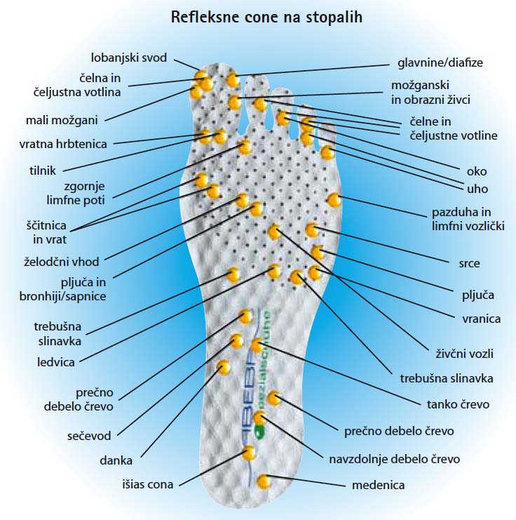 Refleksne cone stopala Refleksne cone stopala