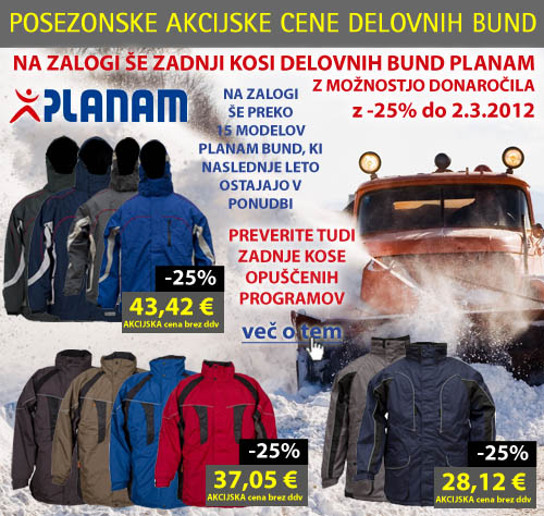 zimske delovne obleke - bunde Planam