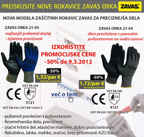 zaščitne delovne rokavice