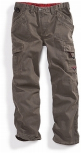 DELOVNE HLAČE NA PAS BP RJAVE 110380